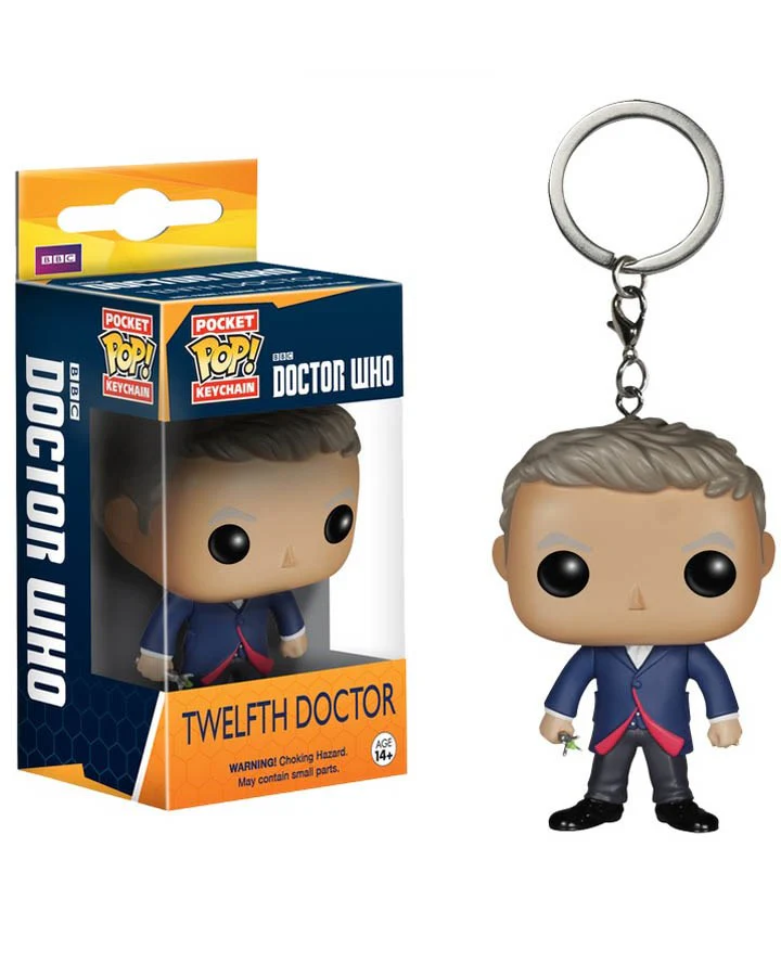 12th Doctor Who Pop Vinyl Key Ring