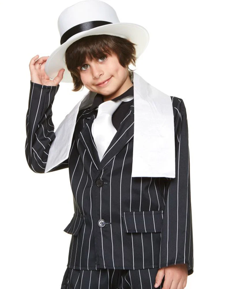 1920s Gangster Boss Boys Costume - Image 3