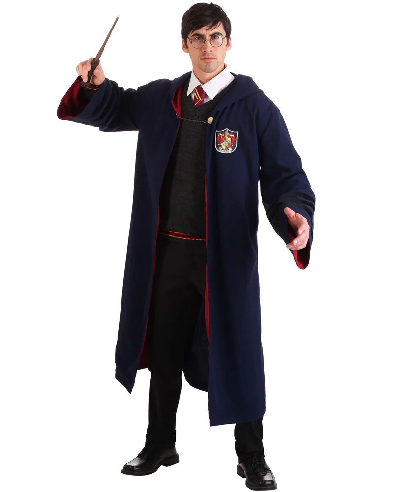 1920s Hogwarts Gryffindor Adult Book Week Costume Robe - Image 2