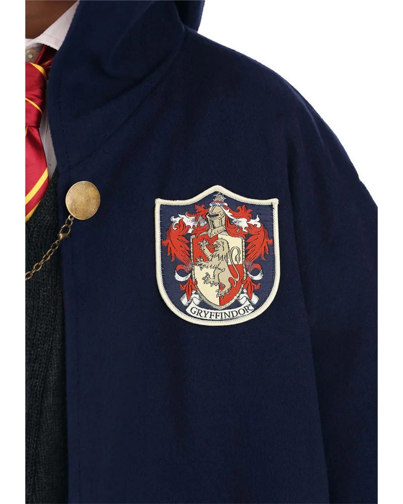 1920s Hogwarts Gryffindor Kids Book Week Costume Robe - Image 8