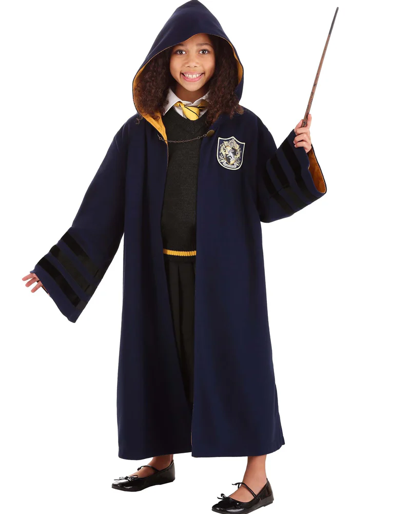 1920s Hogwarts Hufflepuff Kids Book Week Costume Robe - Image 6