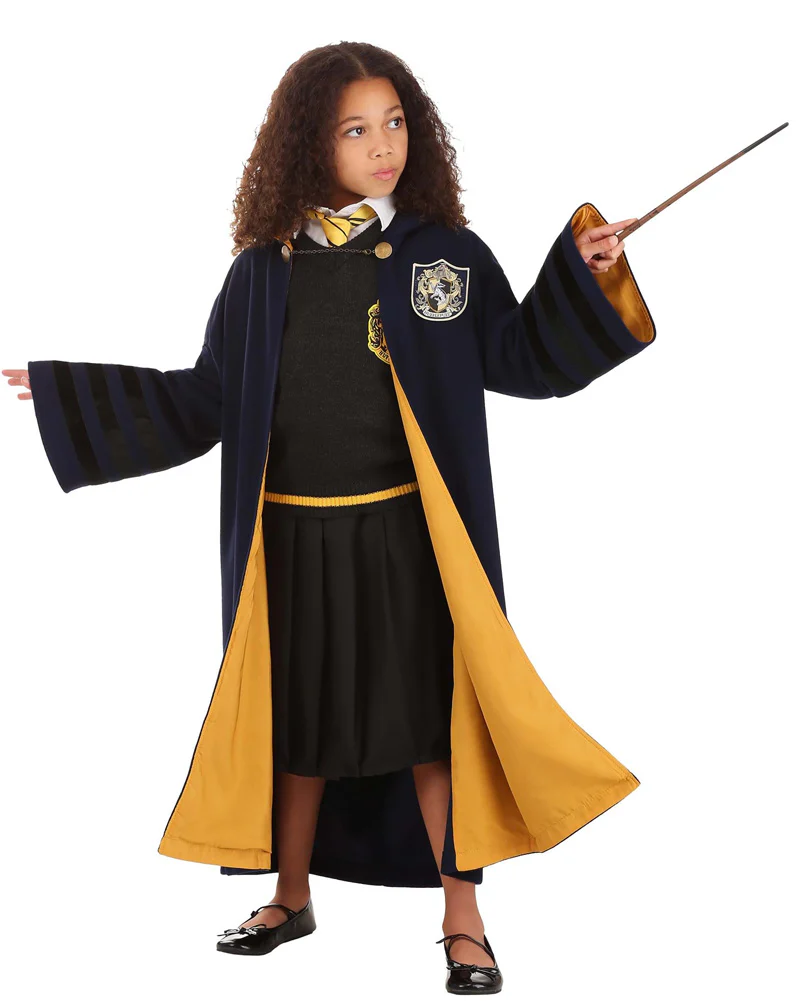 1920s Hogwarts Hufflepuff Kids Book Week Costume Robe - Image 7