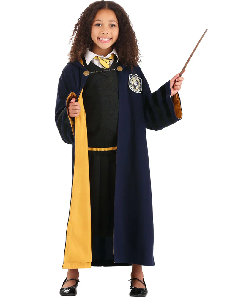 1920s Hogwarts Hufflepuff Kids Book Week Costume Robe - Image 9