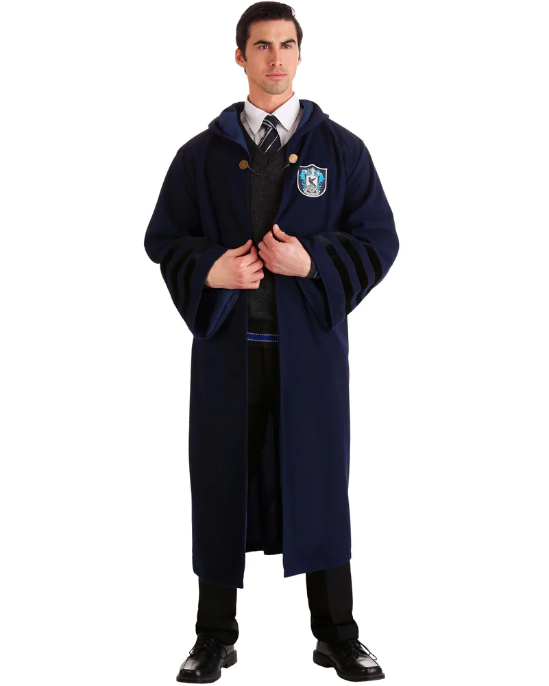 1920s Hogwarts Ravenclaw Adult Book Week Costume Robe - Image 7
