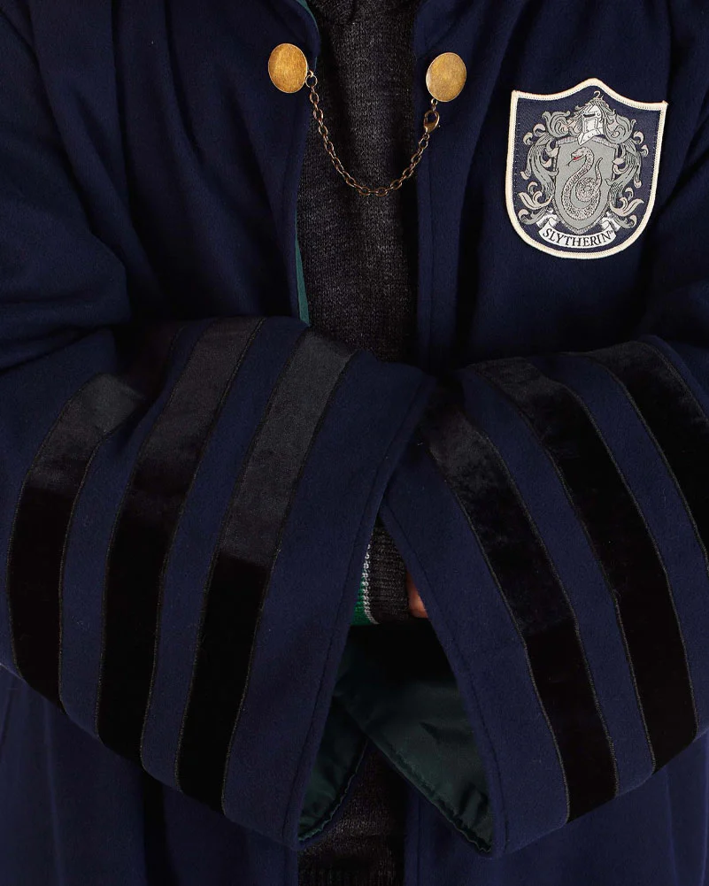 1920s Hogwarts Slytherin Adult Book Week Costume Robe - Image 13