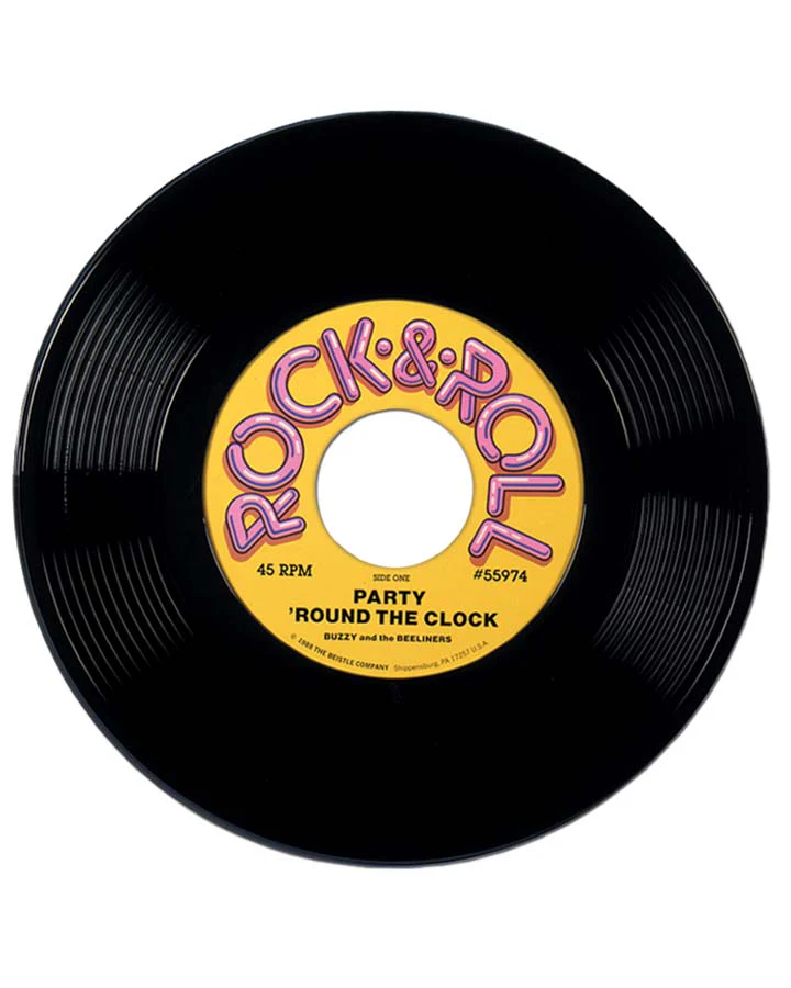 1950s Plastic Record Decoration