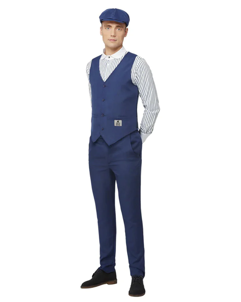 20s Peaky Blinders Classic Shelby Mens Costume - Image 4
