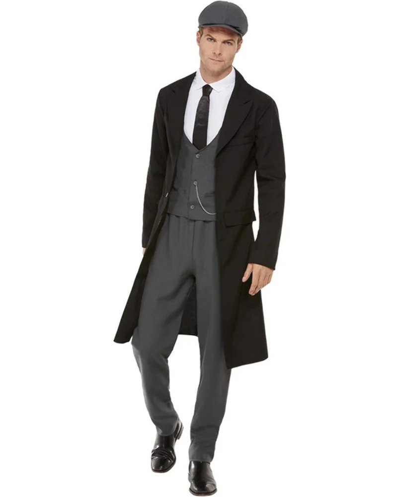 20s Peaky Blinders Dapper Shelby Mens Costume - Image 2