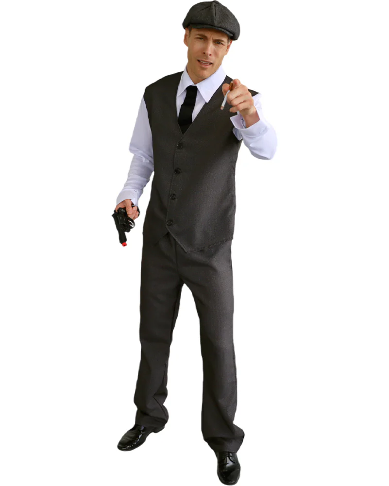 20s Tommy English Gangster Mens Costume - Image 4