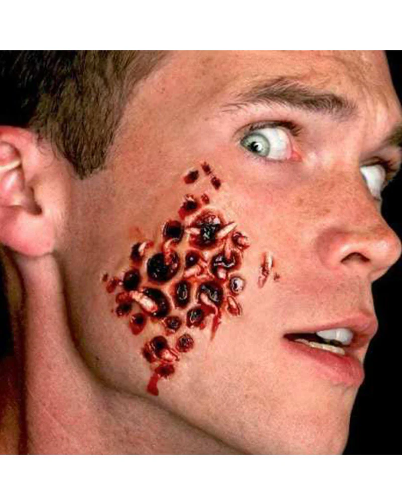 3D Trypophobia with Maggots FX Appliance Transfer Prosthetic - Image 3