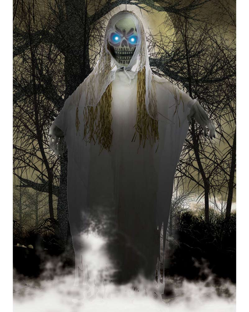 Skull Reaper Light Up Hanging Decoration 3m - Image 2