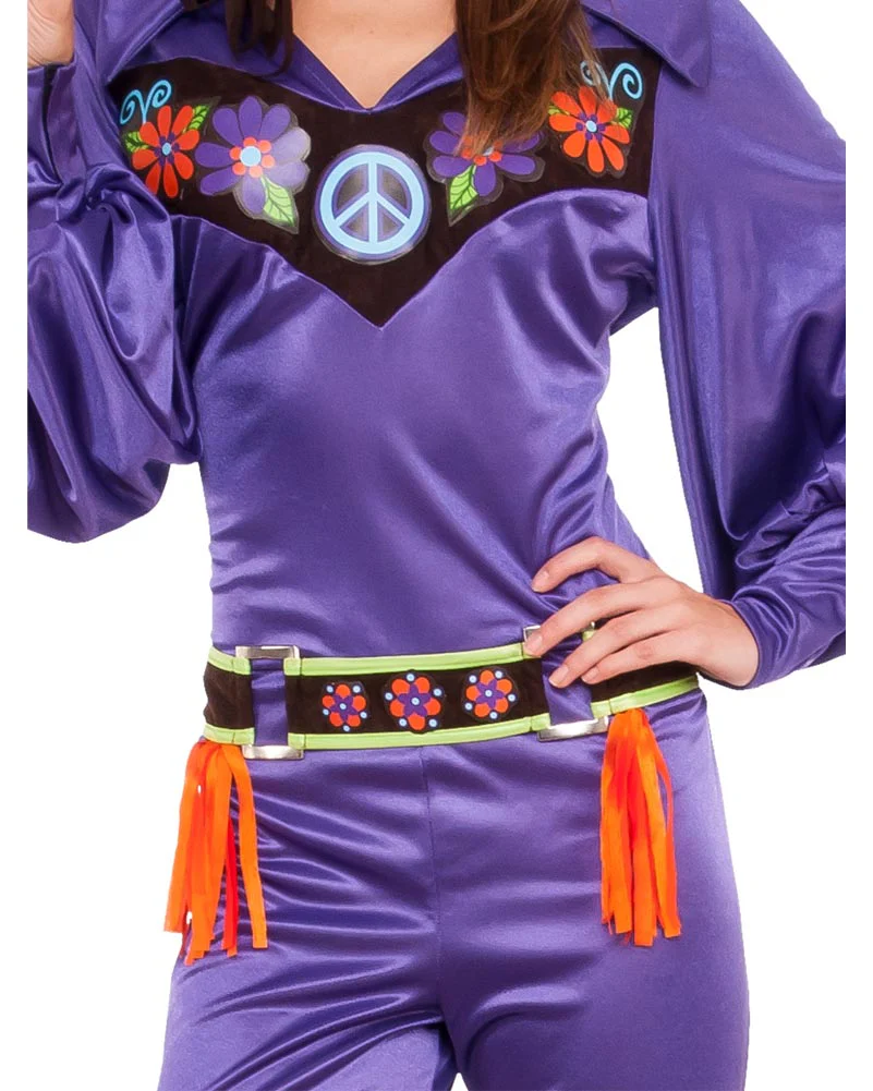 60s Babe Hippie Womens Costume - Image 3