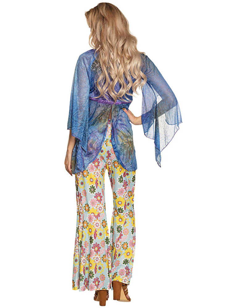 60s Flower Woman Womens Costume - Image 2