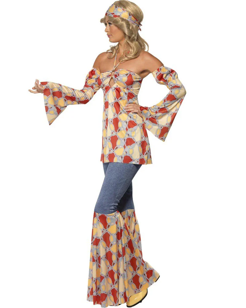 60s Vintage Hippie Womens Costume - Image 3