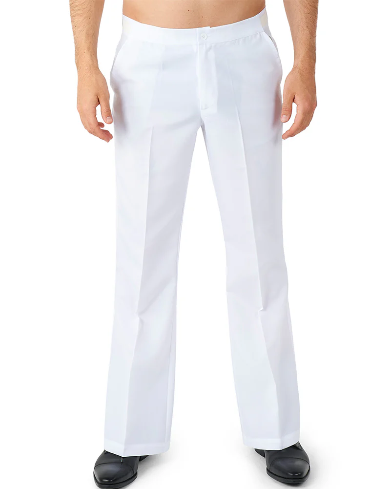 70s Disco White Mens Suitmeister - Image 4