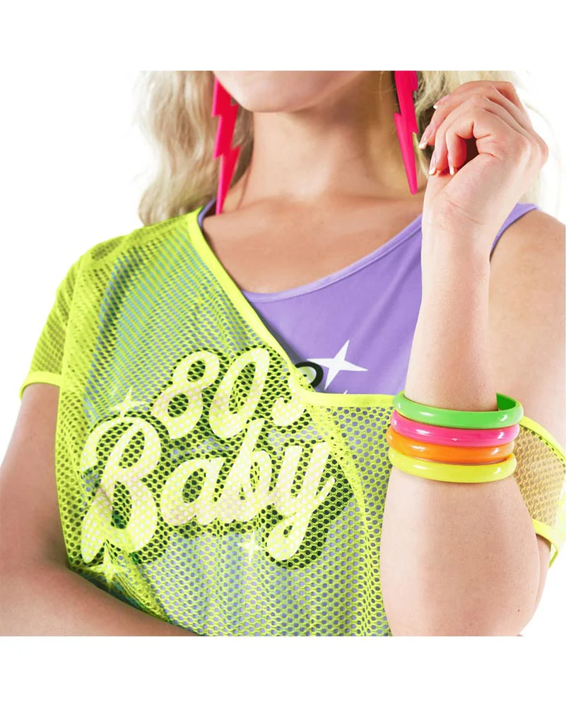 80s Baby Bright Tutu Womens Costume - Image 4
