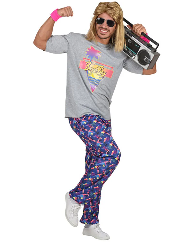 80s Beach Boy Mens Costume - Image 4