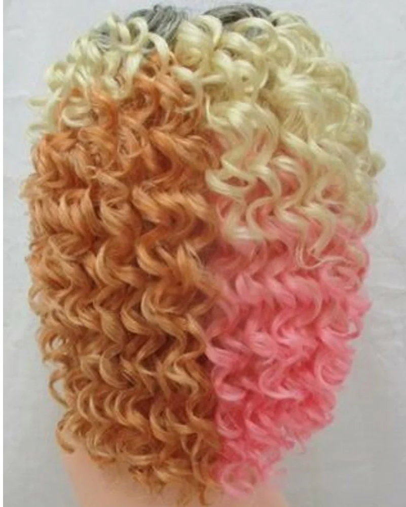 80s Cool Curls Short Curly Wig - Image 4