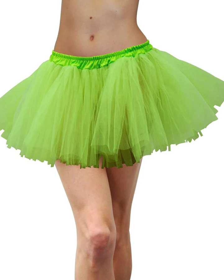 80s Fluro Green Tulle Tutu
