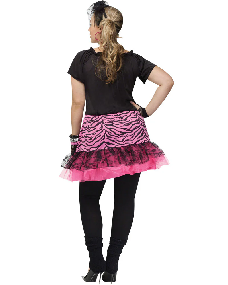 80s Pop Party Womens Plus Size Costume - Image 2