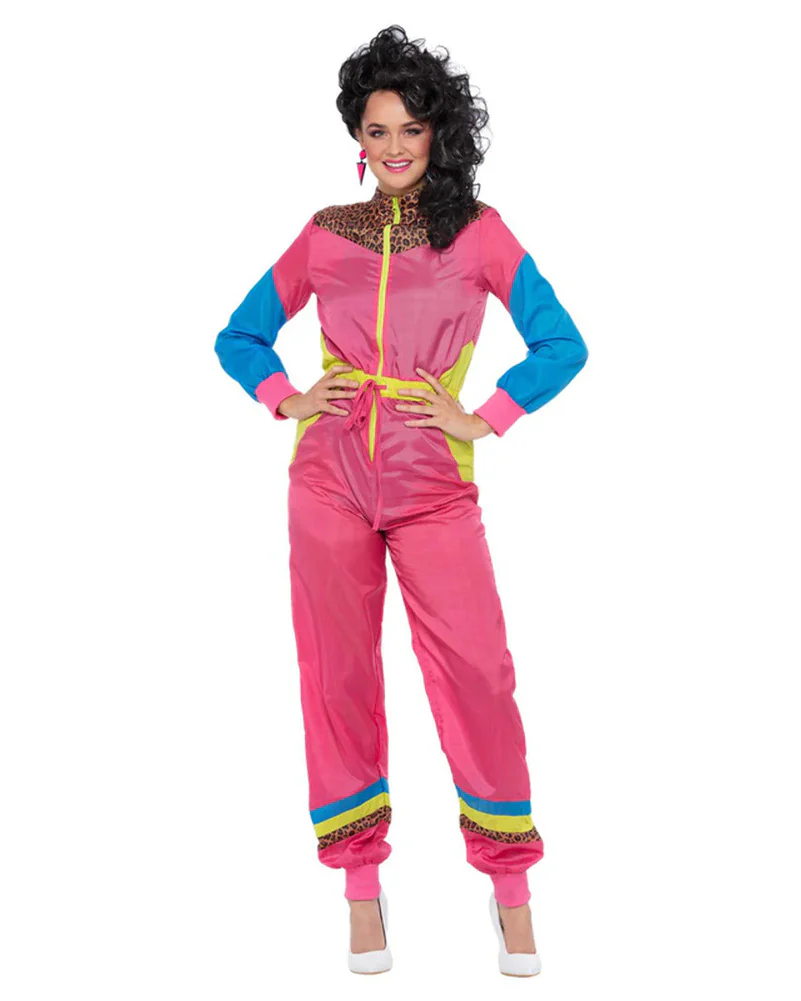 80s Ski Shell Suit Womens Costume - Image 2