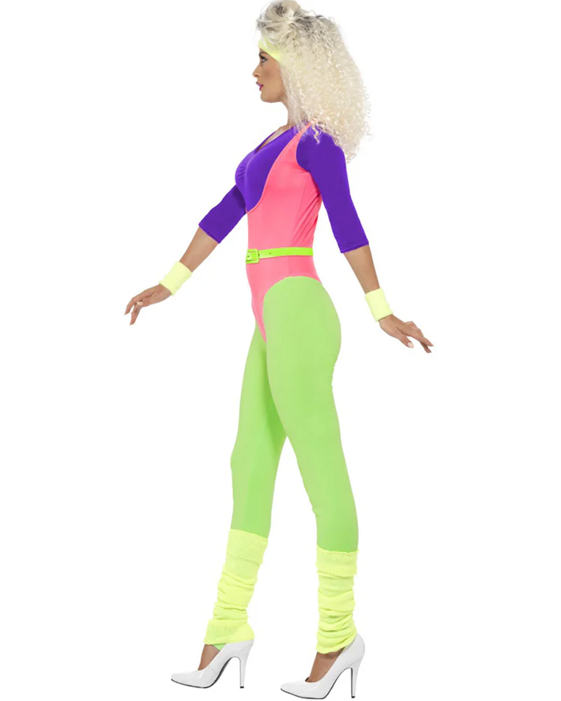 80s Work Out Womens Costume - Image 2