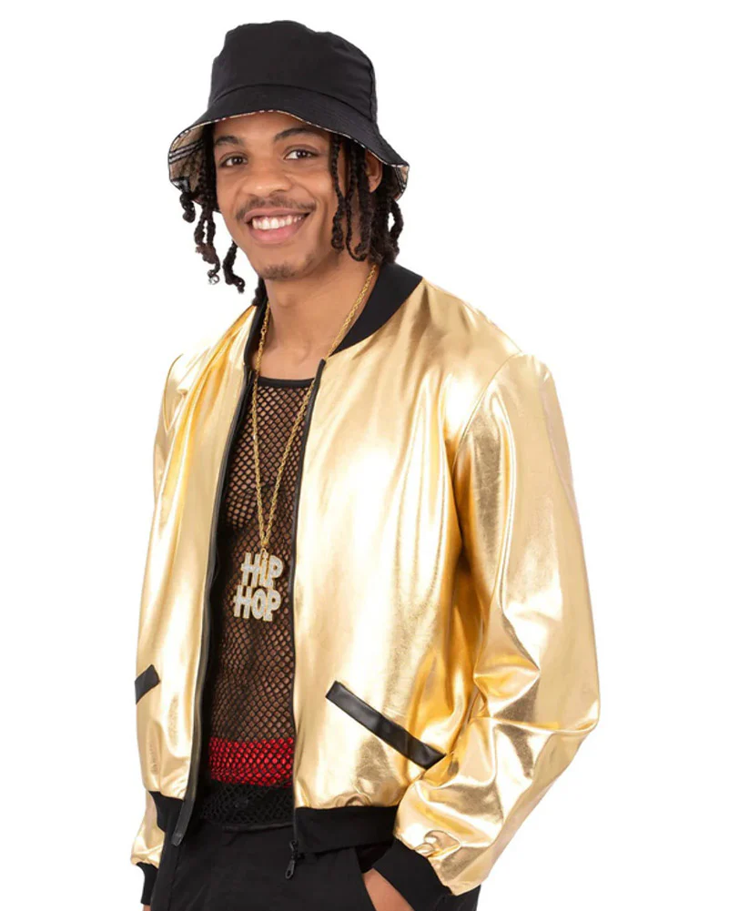 90s Gold Adult Jacket - Image 2