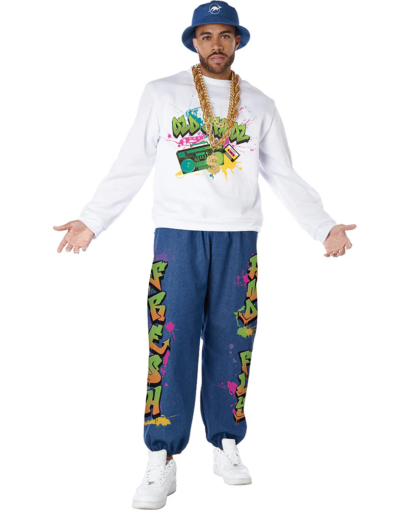 90s Hip Hop Mens Costume - Image 2
