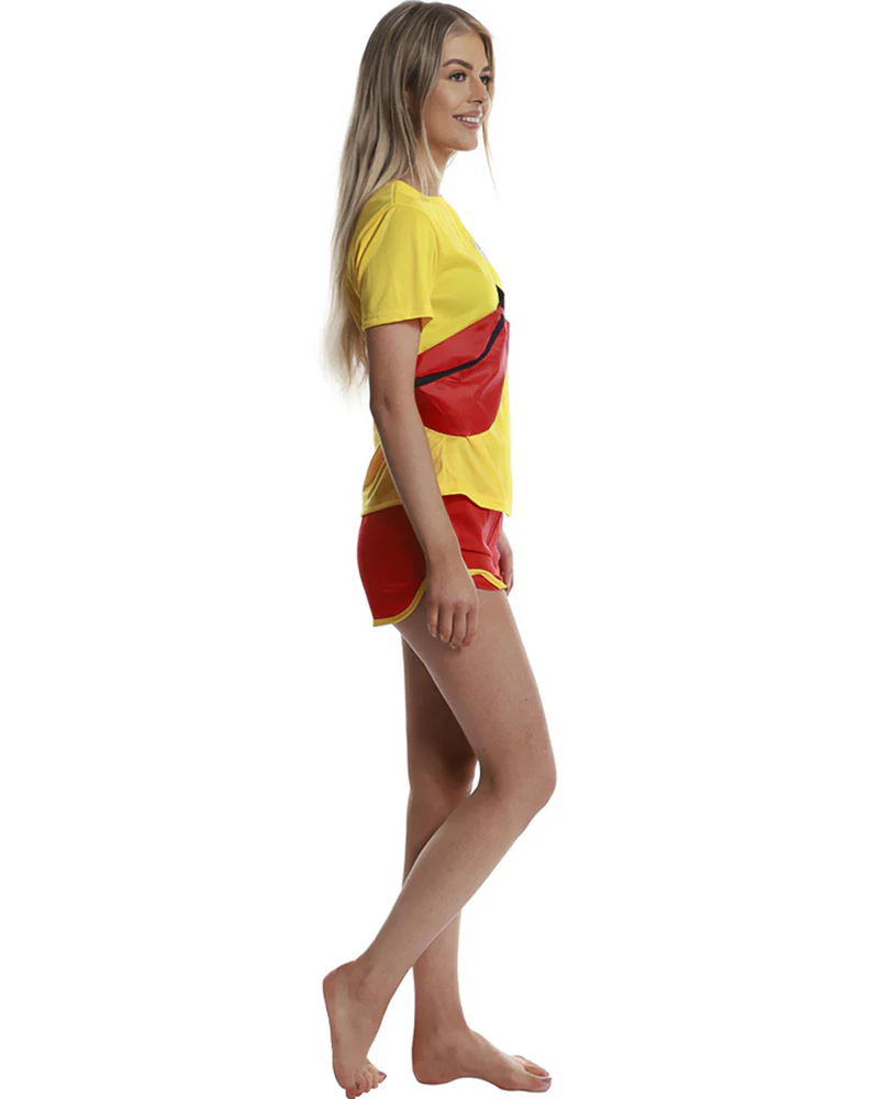 90s Lifeguard Womens Costume - Image 3