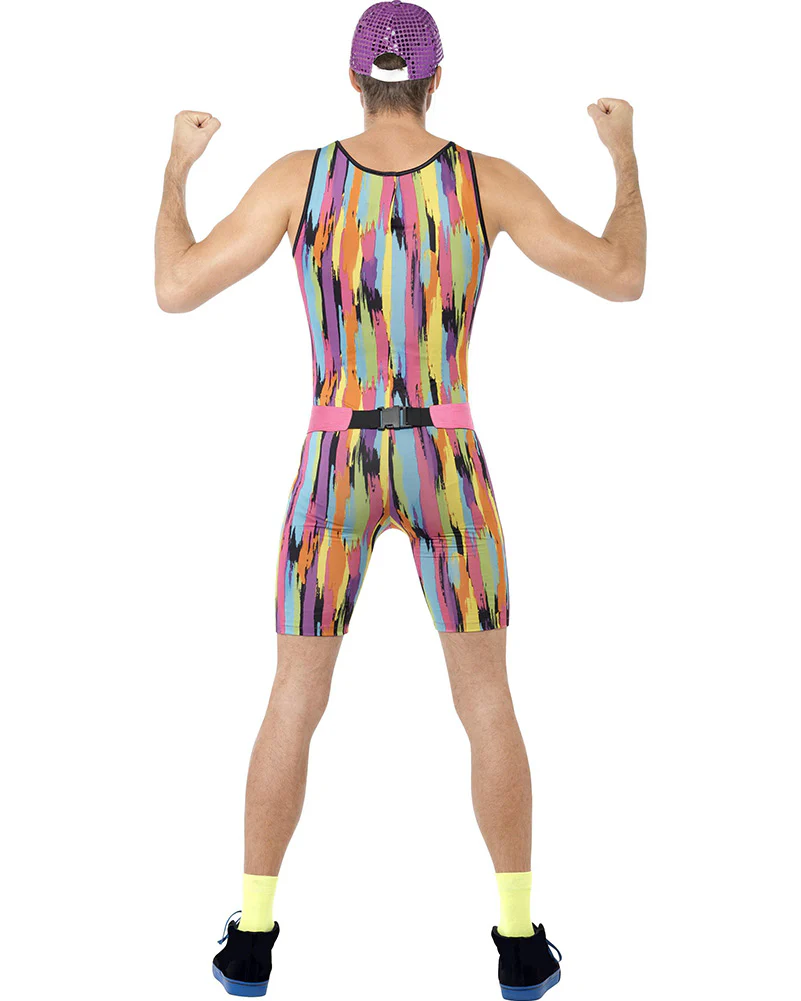 90s Mr Motivator Mens Costume - Image 5