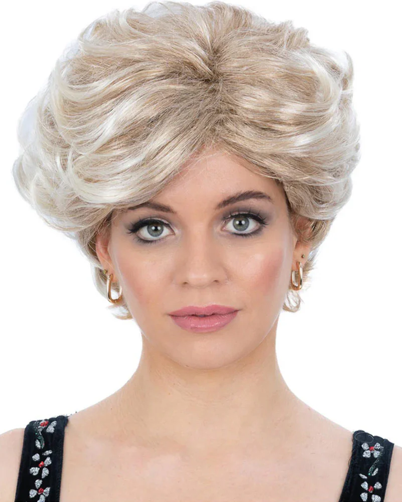 90s Peoples Princess Short Blonde Wig