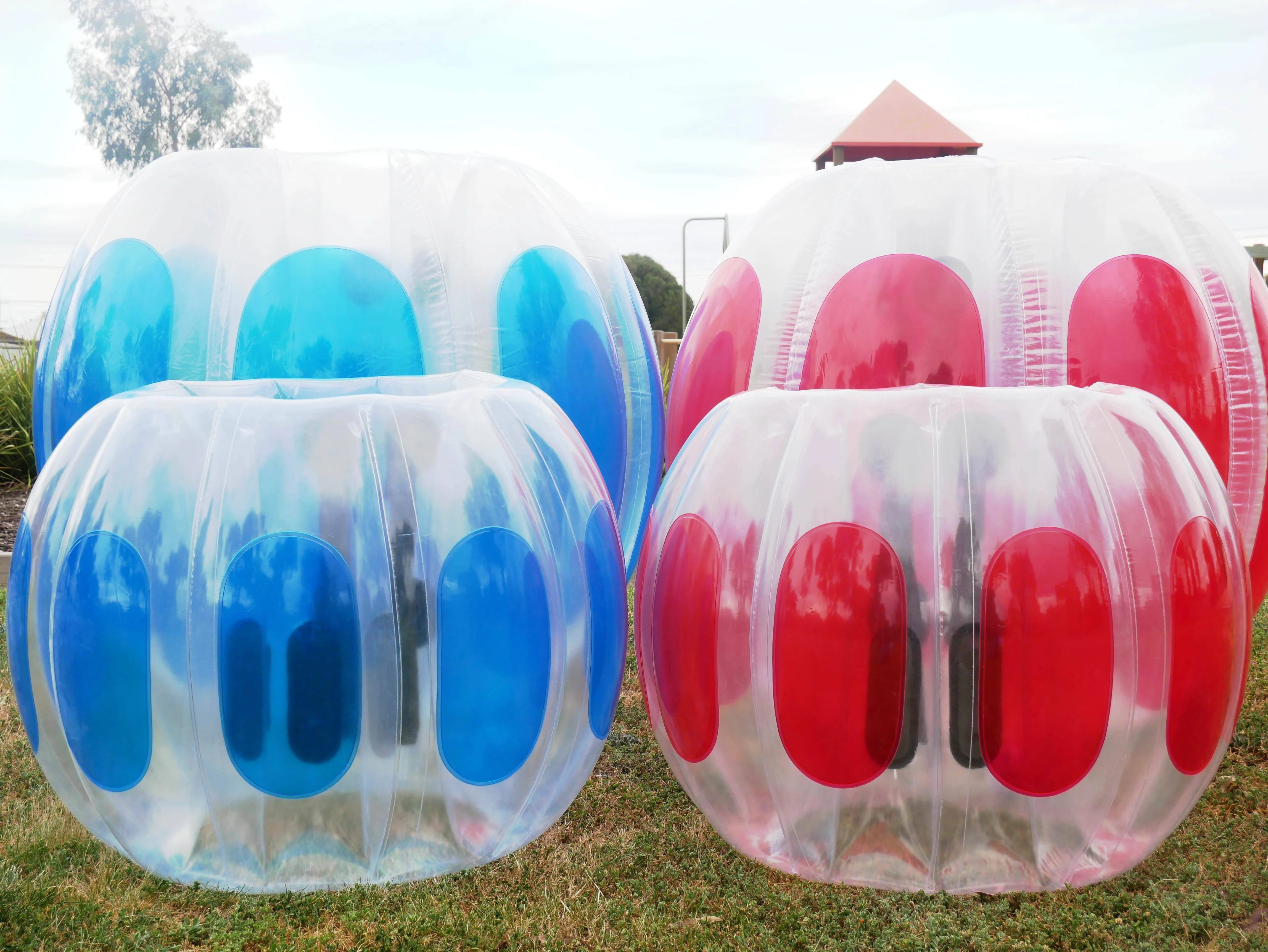 Red Adult Inflatable Bubble Soccer Ball - Image 5