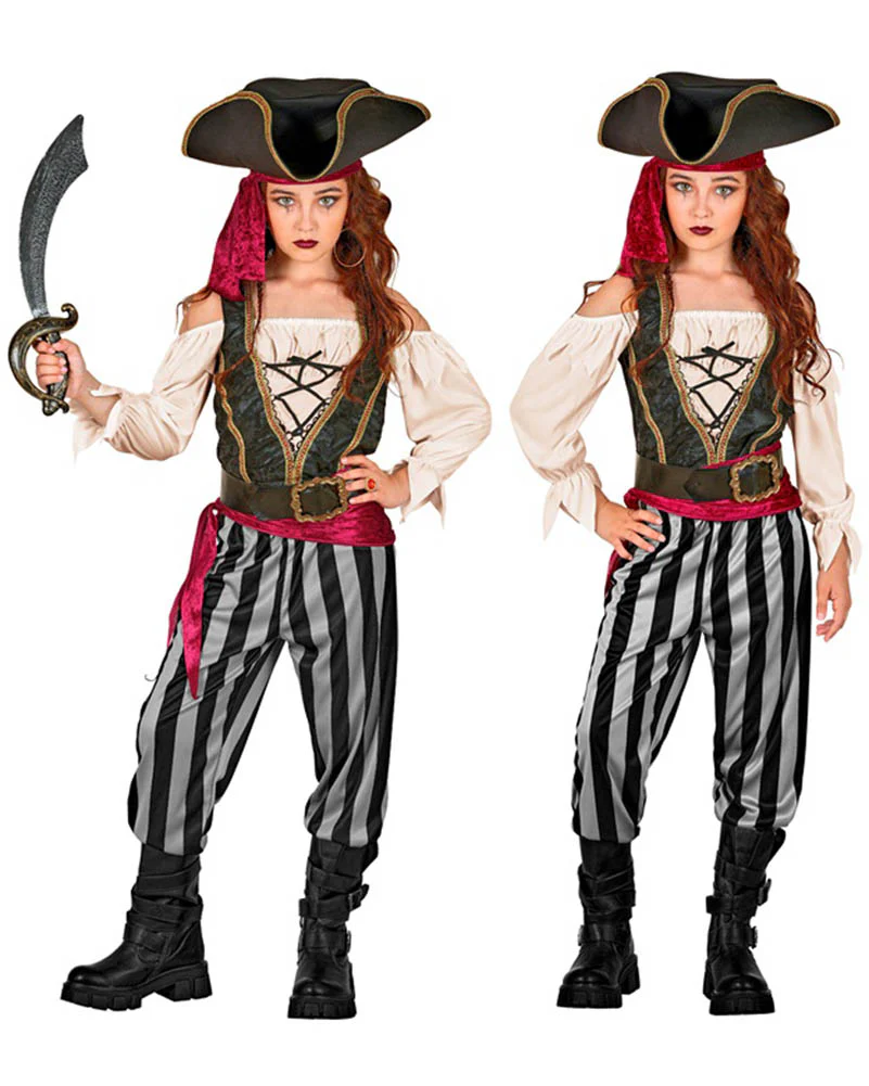 Adventuring Pirate Girls Book Week Costume - Image 3