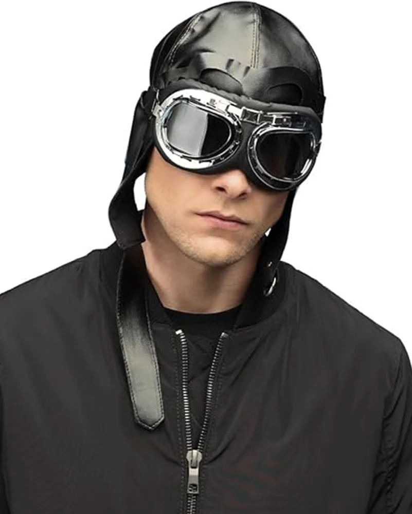Airborne Aviator Hat and Goggles Set
