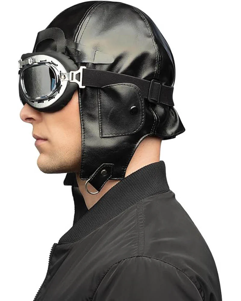 Airborne Aviator Hat and Goggles Set - Image 3