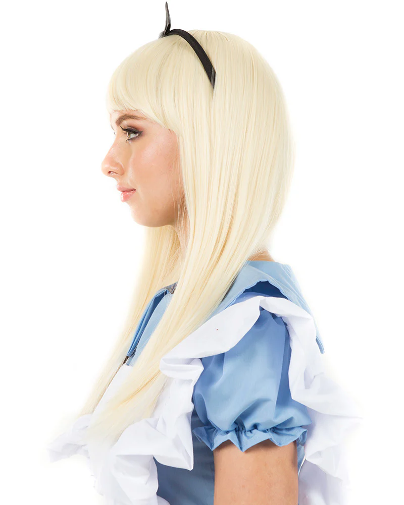 Alice Deluxe Long Blonde Wig - Image 3