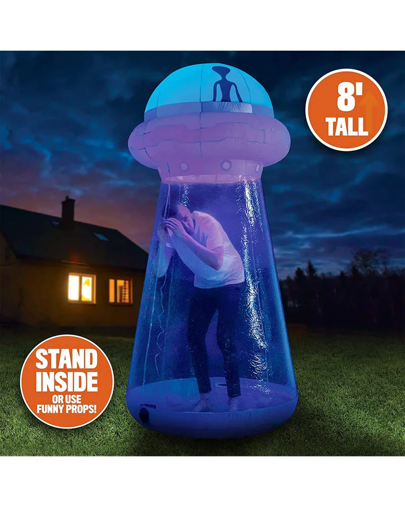 Alien Abduction UFO Lawn Inflatable 2.4m - Image 2
