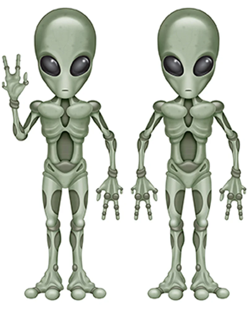 Alien Cutouts Pack of 2 - Image 2