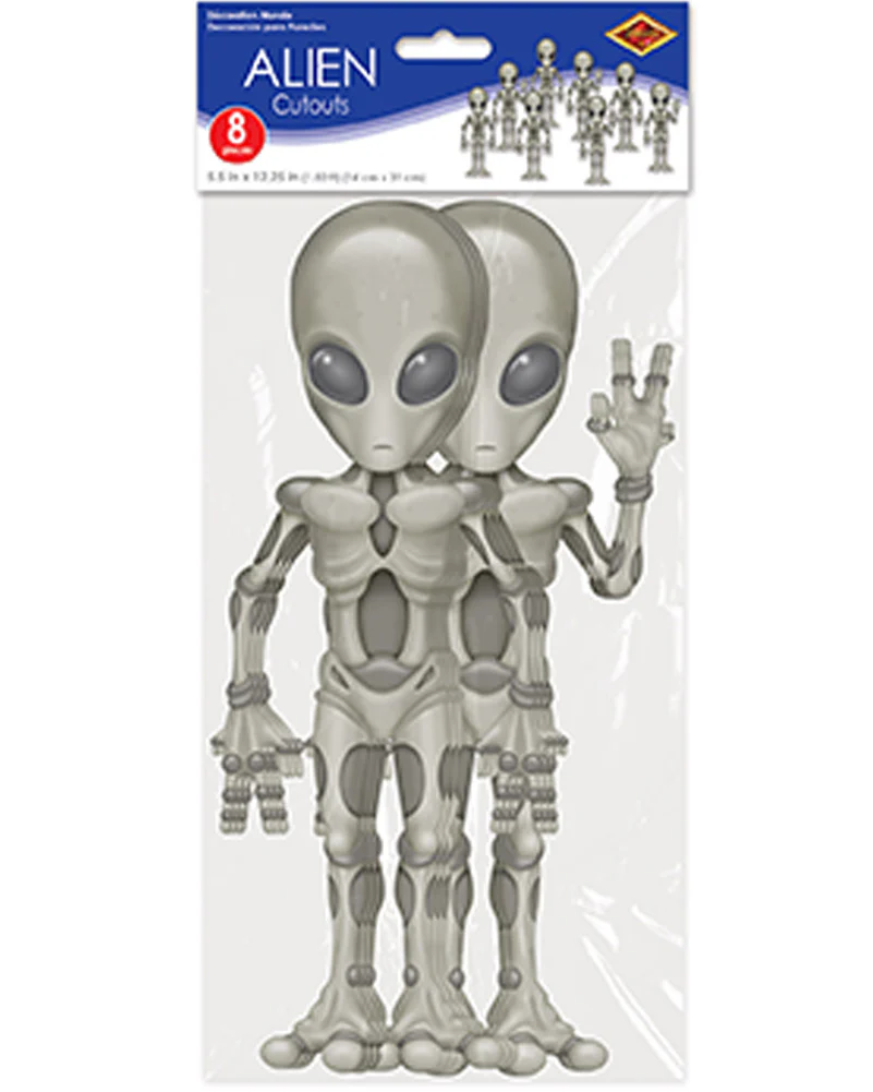 Alien Cutouts Pack of 2 - Image 3