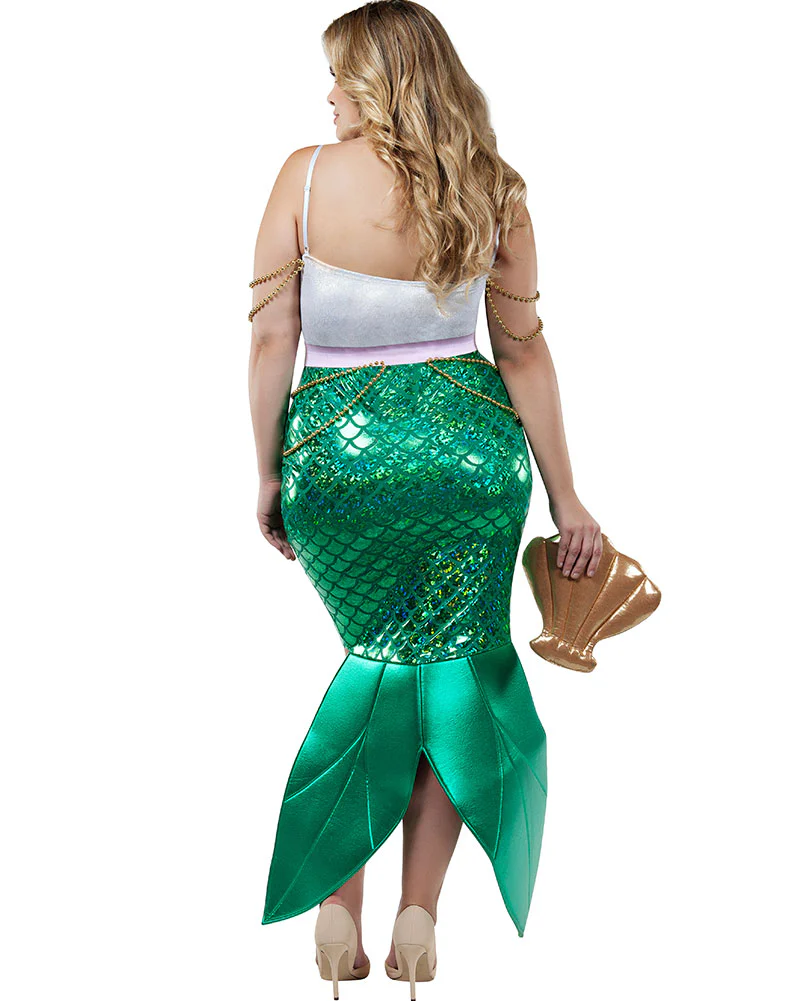 Alluring Sea Siren Womens Plus Size Costume - Image 2
