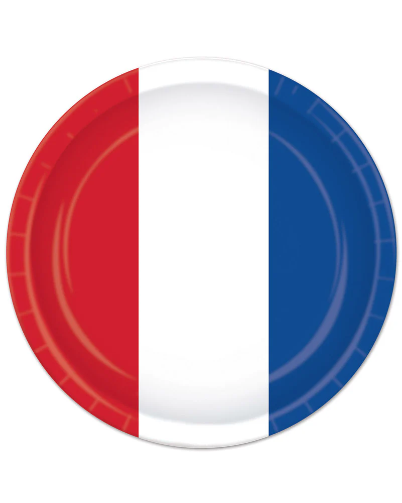 American Patriotic 23cm Party Plates Pack of 8