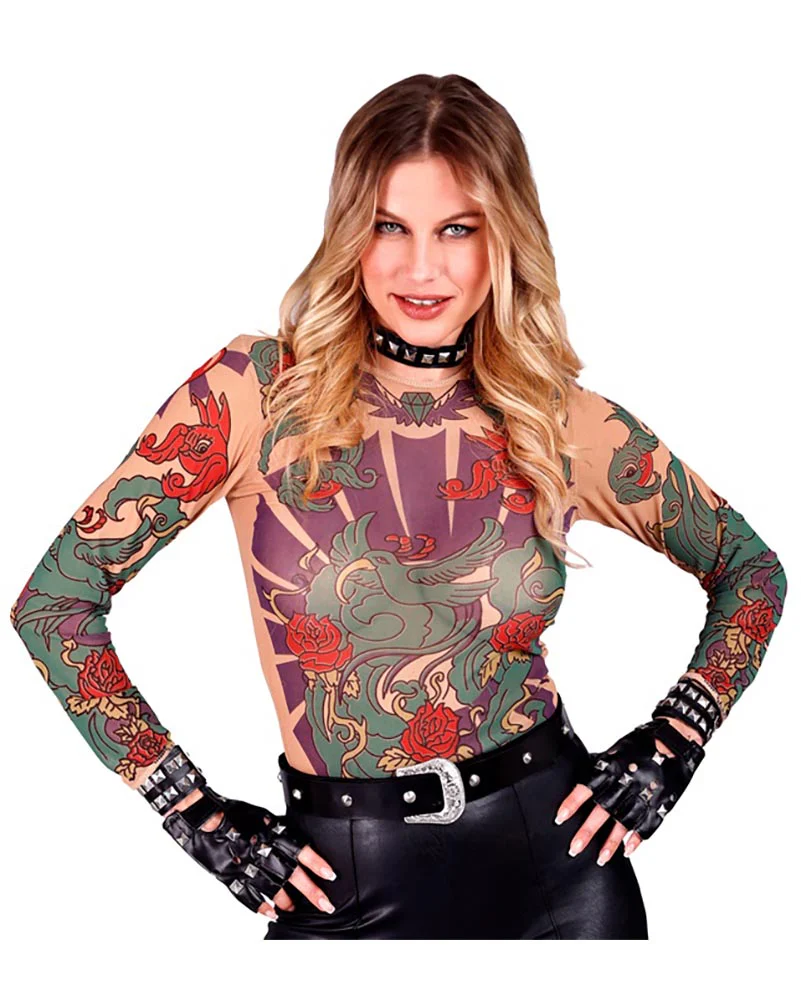 Angel Wings Womens Full Body Tattoo Sleeve