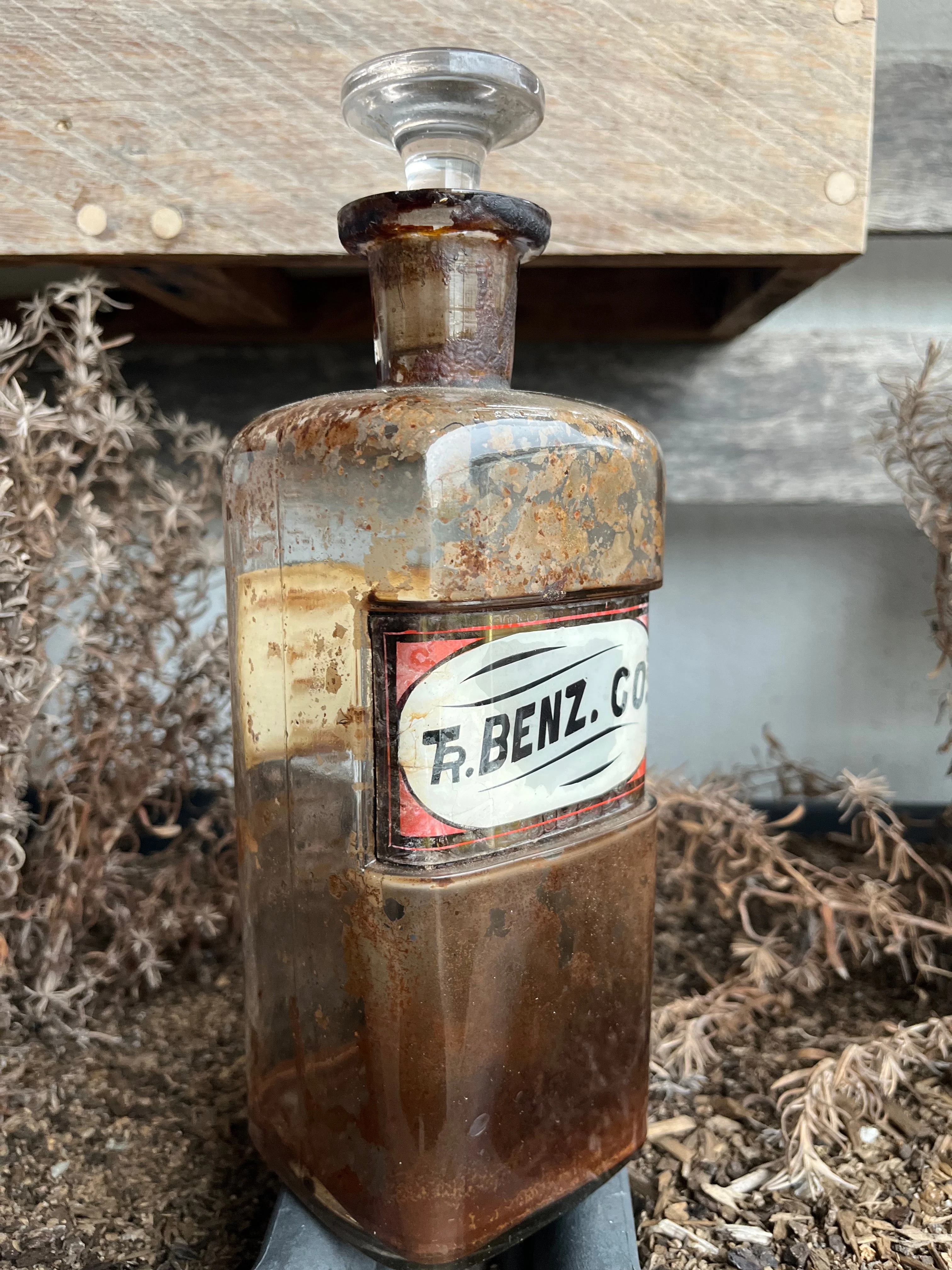 Antique 1890s Apothecary Bottle - Image 10