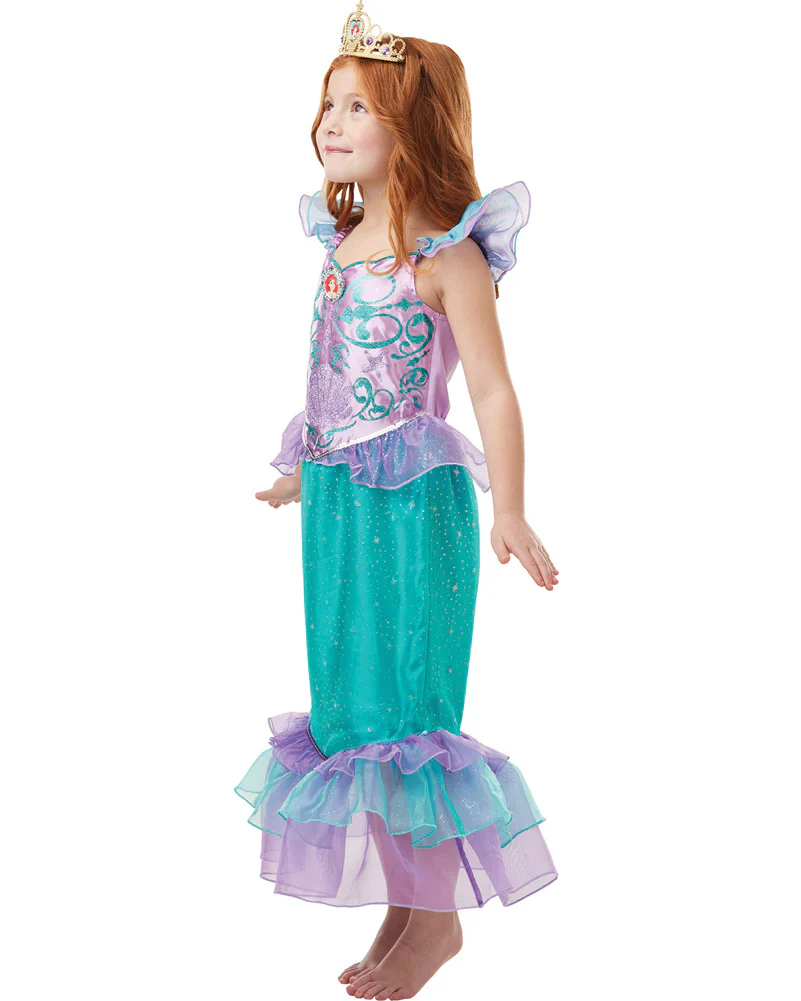Disney Ariel Glitter and Sparkle Girls Book Week Costume - Image 2