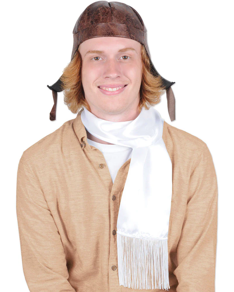 Around the World Aviator Hat and Scarf Set
