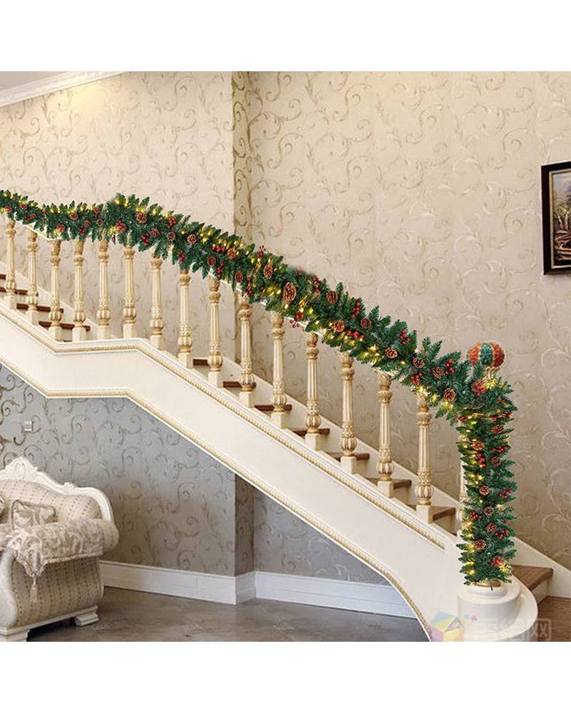 Artificial Holiday Christmas Garland 2.7m - Image 6