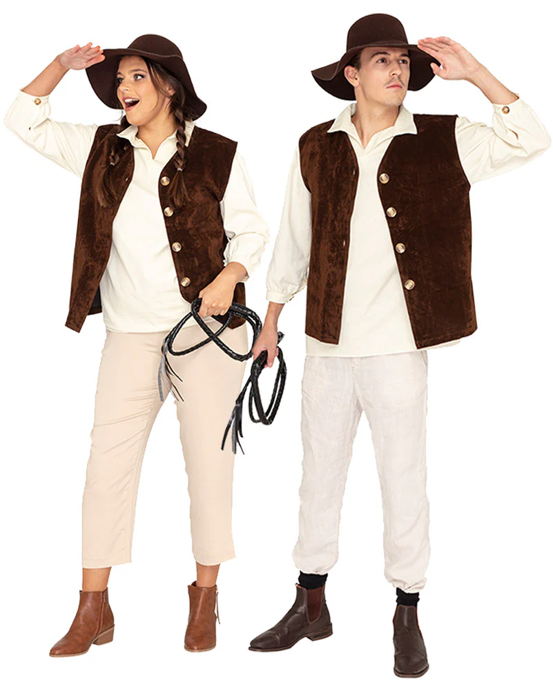 Australian Explorer Deluxe Adult Plus Size Book Week Costume - Image 10