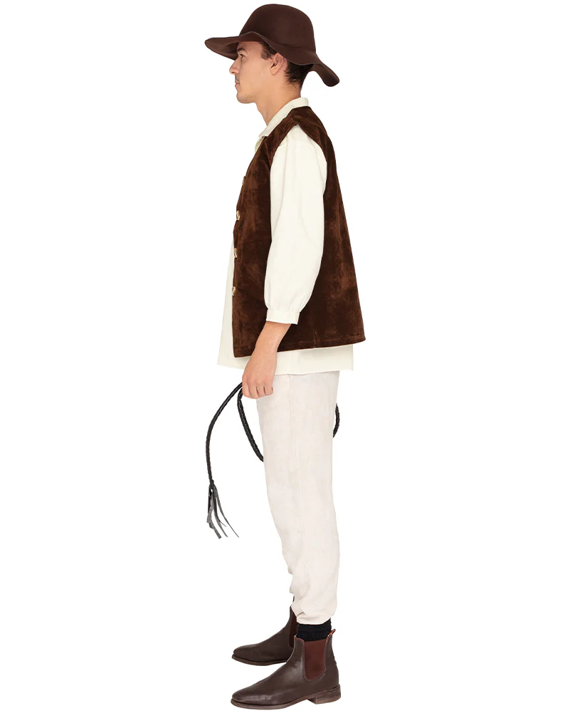 Australian Explorer Deluxe Adults Plus Size Book Week Costume - Image 2