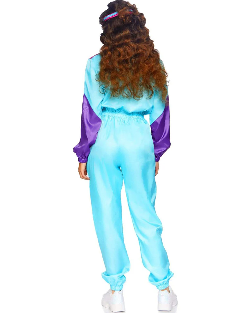 Awesome 80s Track Suit Womens Costume - Image 3