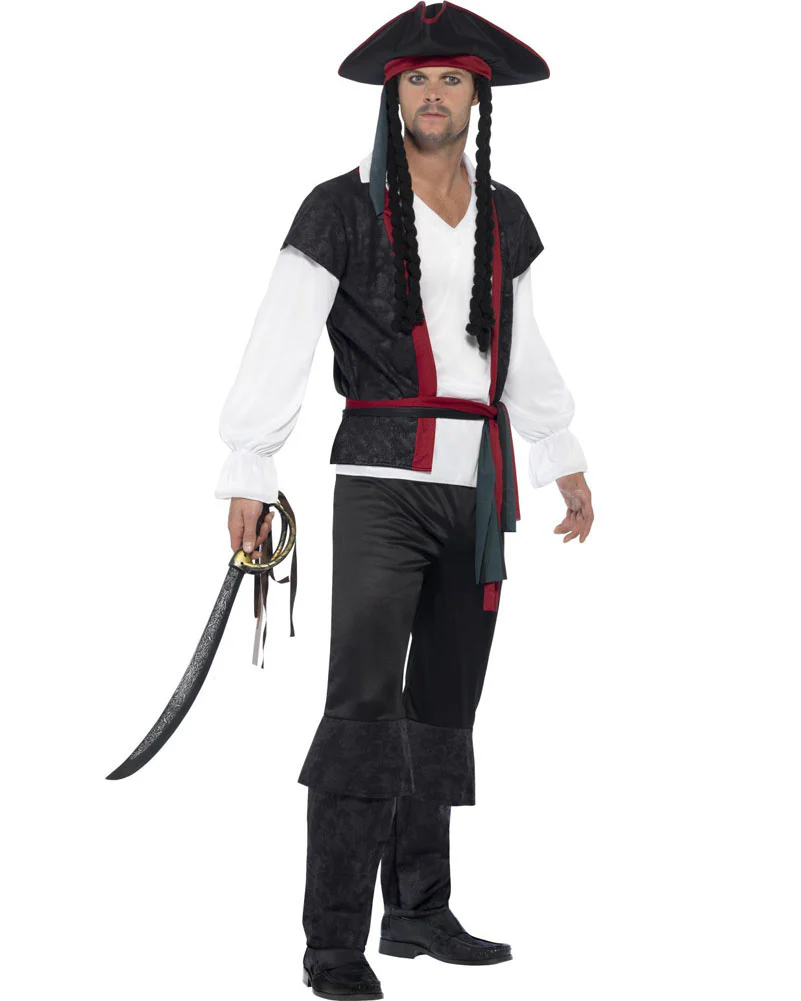 Aye Aye Pirate Captain Mens Book Week Costume